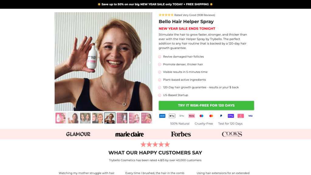 TryBello Funnel | Funnelish